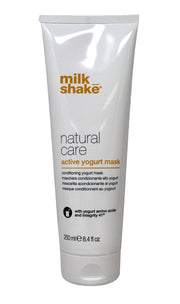 Milk Shake, Natural Care Active Yogurt, Hårbehandlingskrämmask, För färgskydd, 250 ml