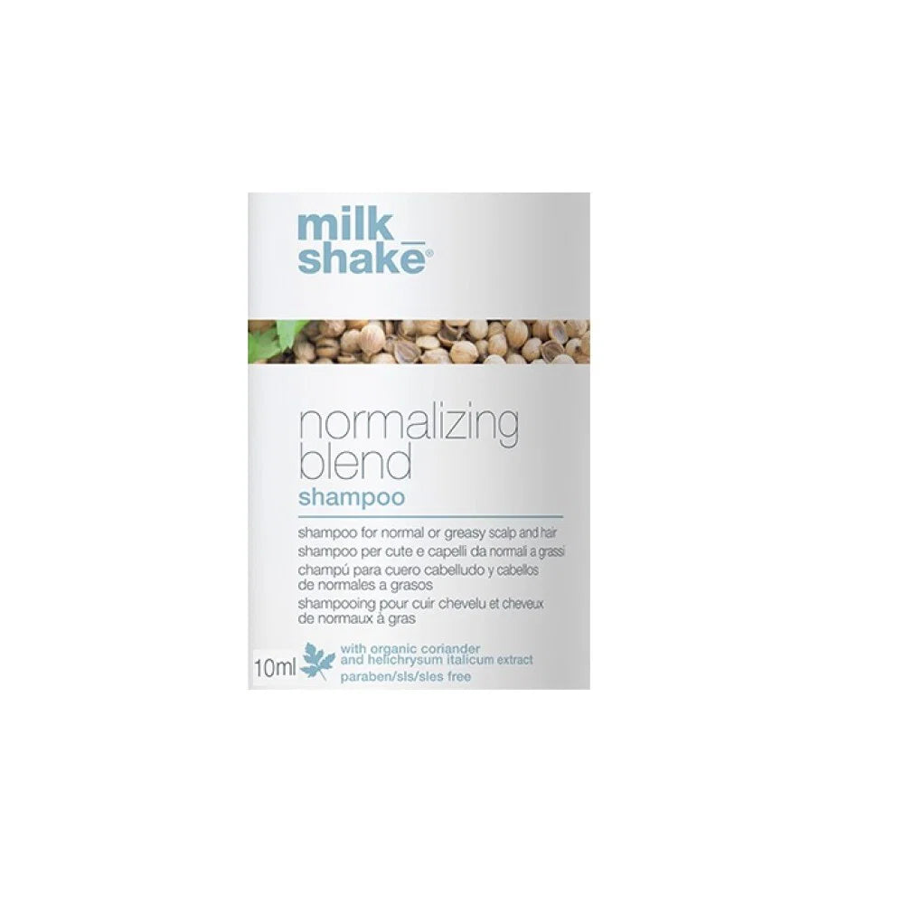 Milk Shake, Normalizing Blend, Utan SLS/SLES, Hårschampo, För rengöring, 10 ml