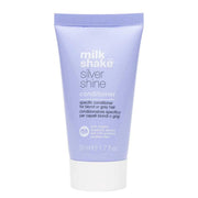 Milk Shake, Silver Shine, Parabenfri, Hårbalsam, För neutralisering av gula toner, 50 ml