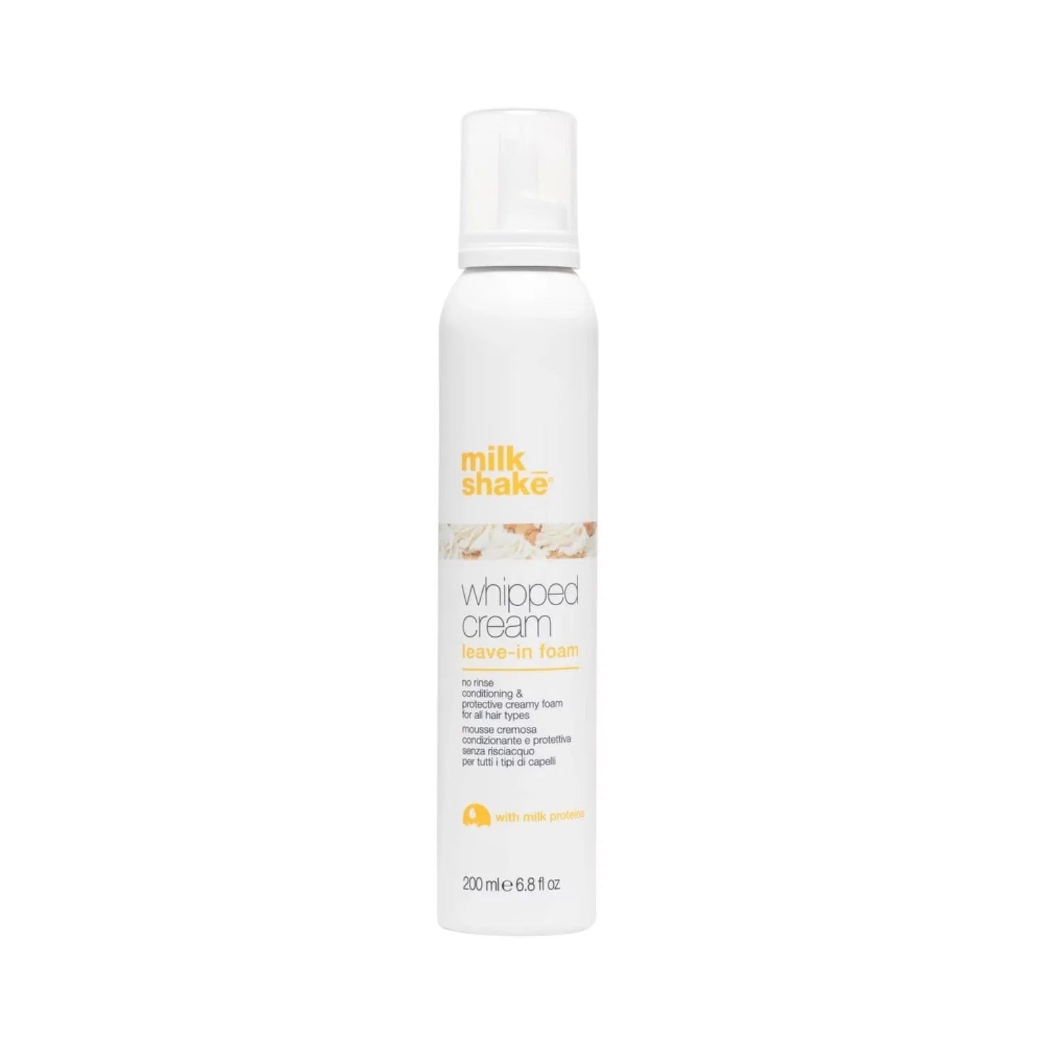 Milk Shake, Whipped Cream, Mjölkproteiner, Leave-in skumconditioner, För hydrering, 200 ml