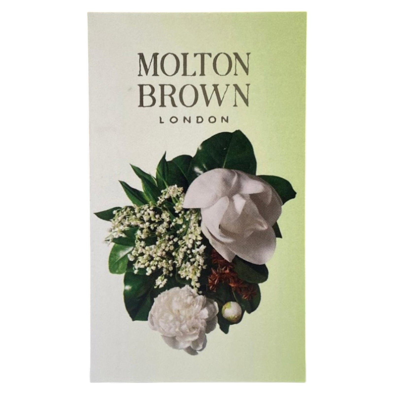 Molton Brown, Dewy Lily of the Valley & Star Anise, Bläckuppsugande papper