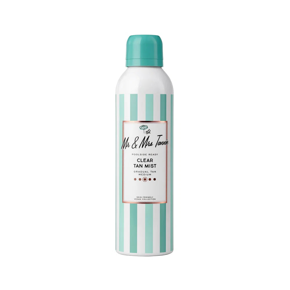 Mr & Mrs Tannie, Clear Tan Mist, Bronsering, Självbrunande spray, 200 ml
