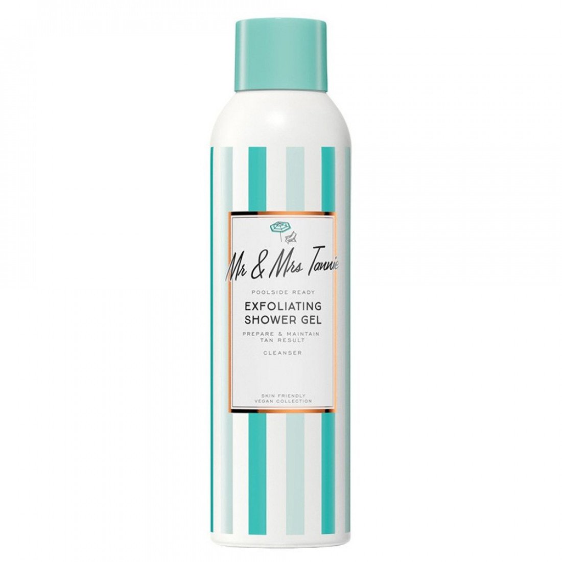Mr & Mrs Tannie, Mr & Mrs Tannie, Aloe Vera, Exfoliering, Duschgel, För alla hudtyper, 200 ml