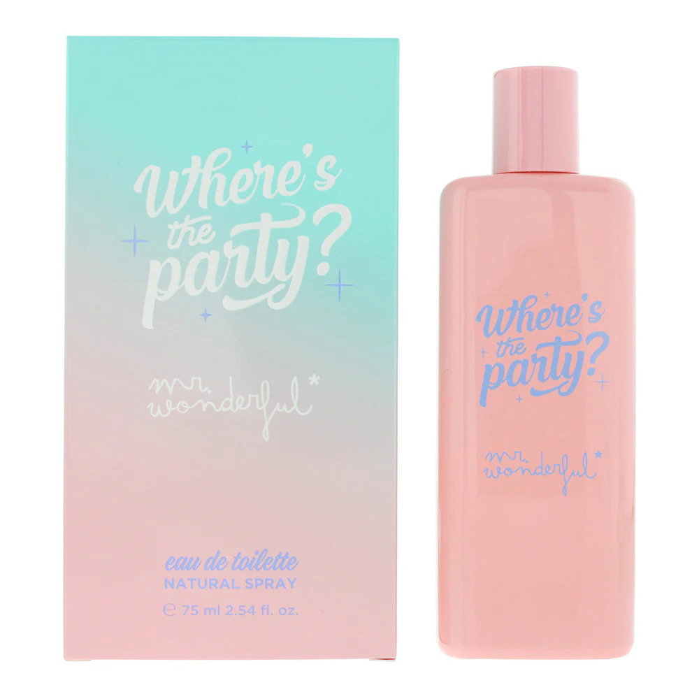 Mr Wonderful, Where's The Party?, Eau de Toilette, För kvinnor, 75 ml