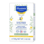 Mustela, Cold Cream, Natural Beeswax, Mild rengöring, Tvålbar, 100 g