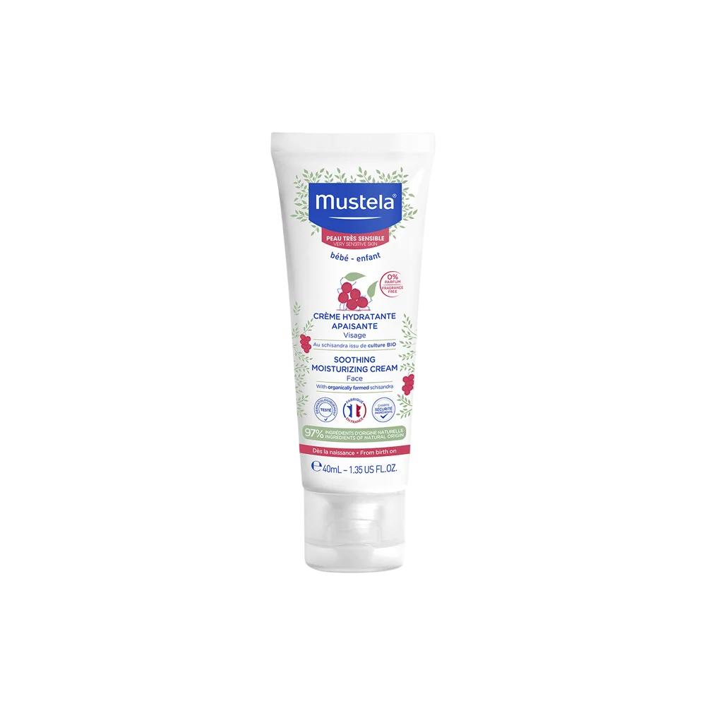 Mustela, Baby, Schisandra, Lugnande, Grädde, För ansiktet, 40 ml