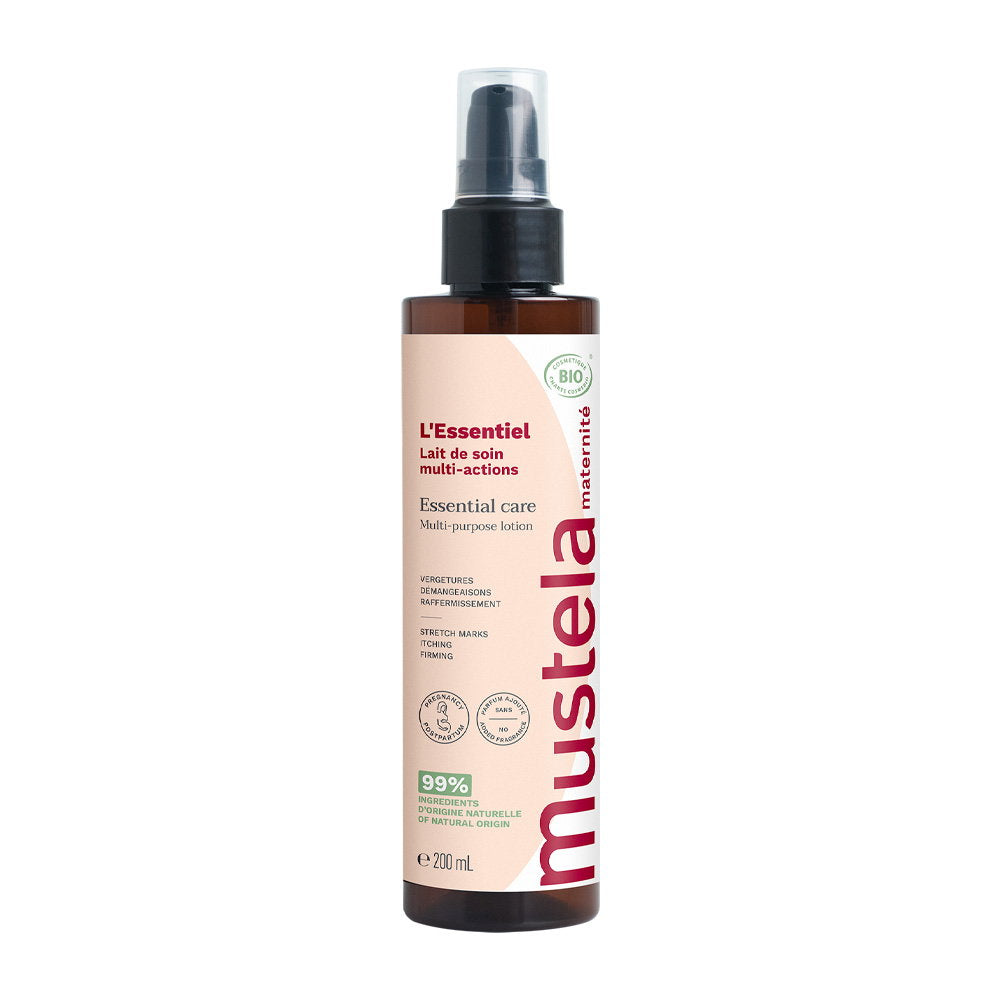 Mustela, Essential Care, Mot bristningar, Lokal behandlingslotion, För ansiktet, 200 ml