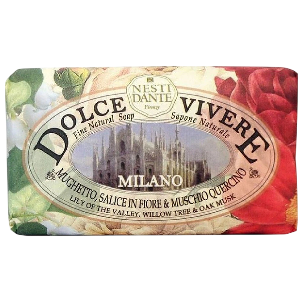 Nesti Dante, Dolce Vivere Milano, Rengöring och återfuktning, Doftande tvål, 250 g