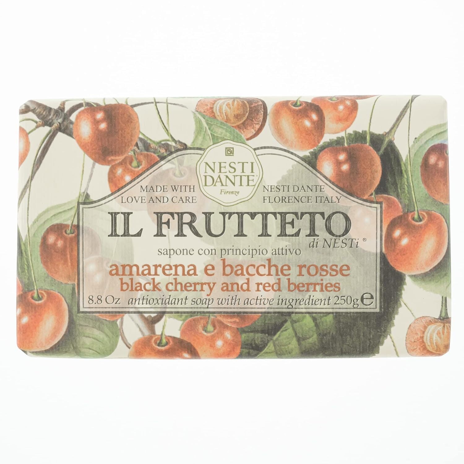 Nesti Dante, Il Frutteto, Black Cherry & Red Berries, Lugnande, Tvålbar, 250 g