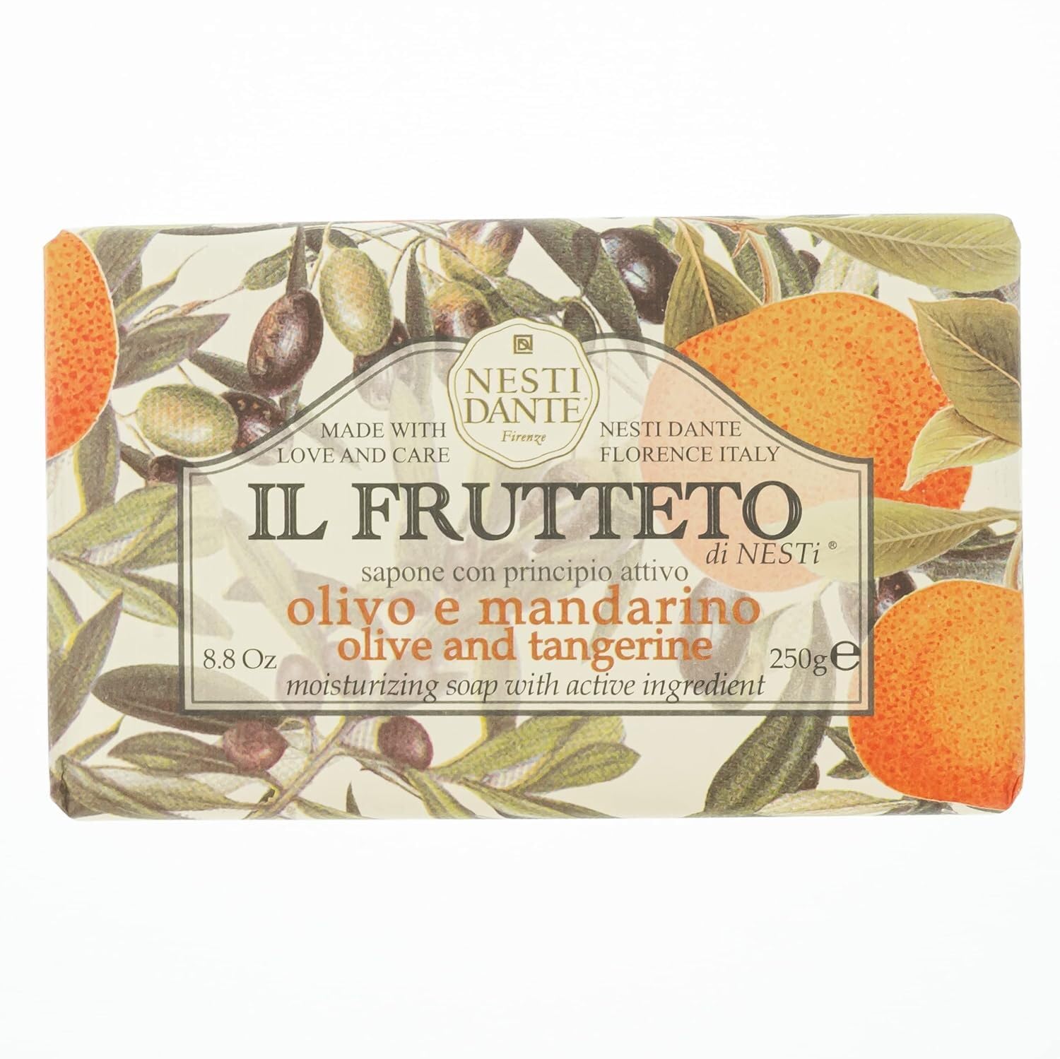 Nesti Dante, Il Frutteto, Olive & Tangerine, Tvålbar, 250 g
