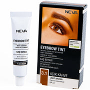 Neva, Eyebrow Tint, Permanent hårfärg,  Light Brown, 30 ml