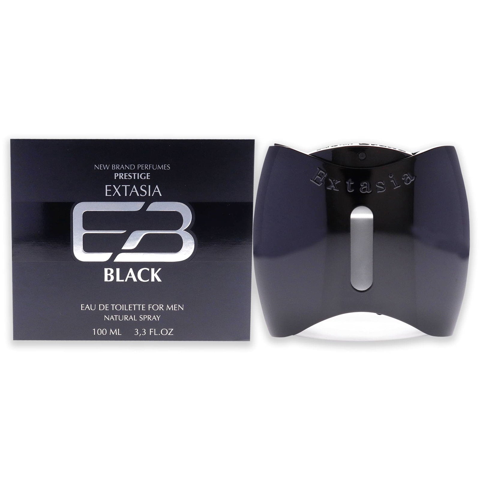 New Brand, Extasia Black, Eau de Toilette, För män, 100 ml