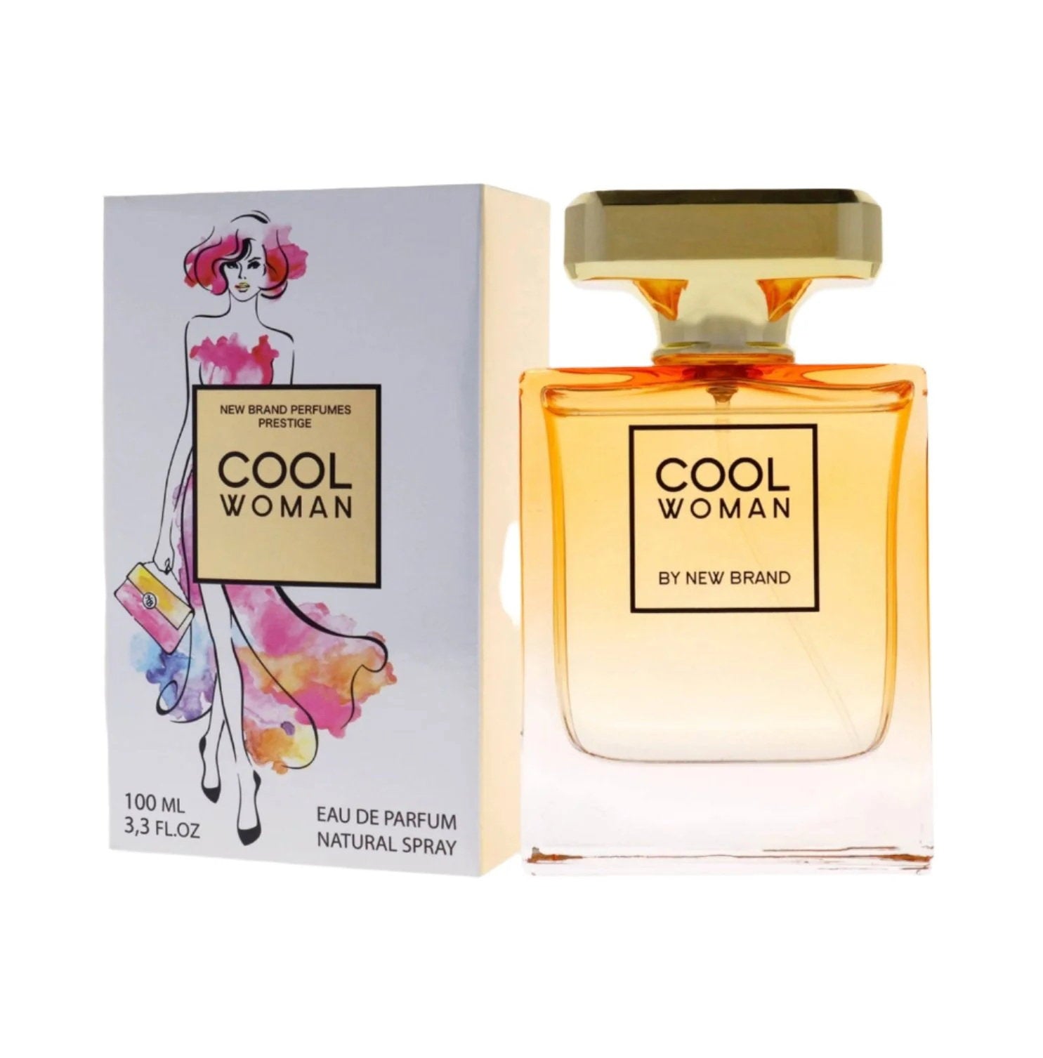 New Brand Prestige, Cool Woman, Parfymvatten, För kvinnor, 100 ml