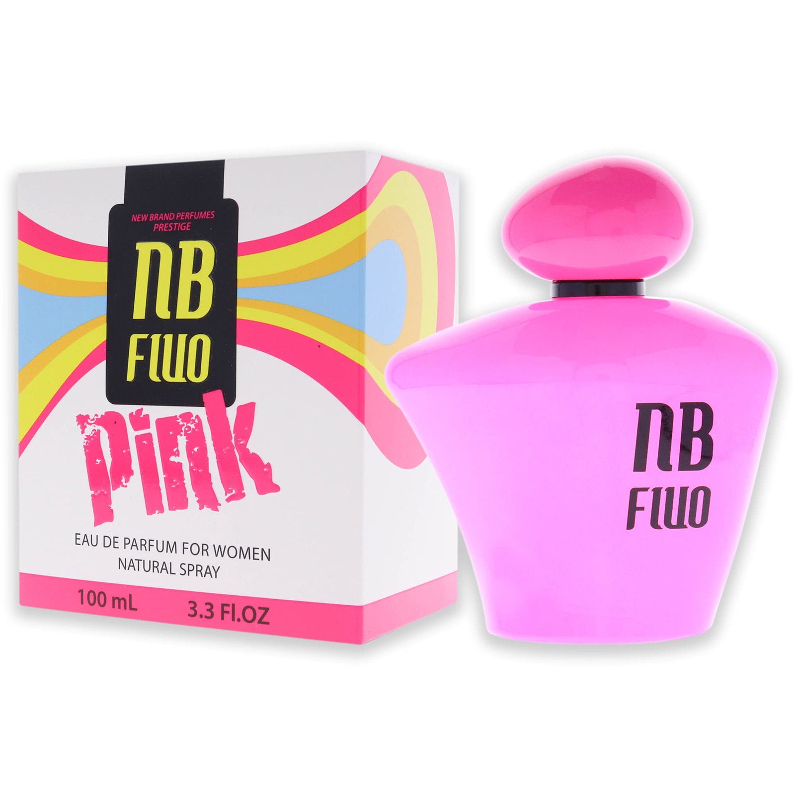 New Brand Prestige, Fluo Pink, Parfymvatten, För kvinnor, 100 ml