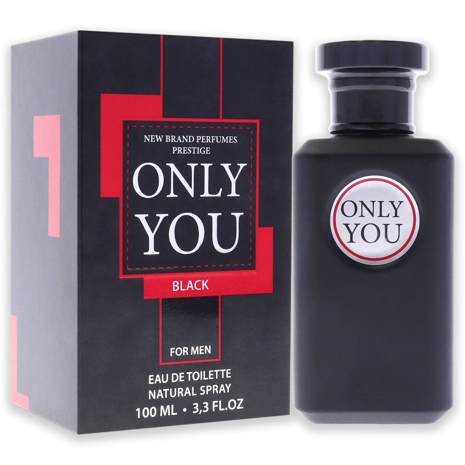 New Brand Prestige, Only You Black, Eau de Toilette, För män, 100 ml