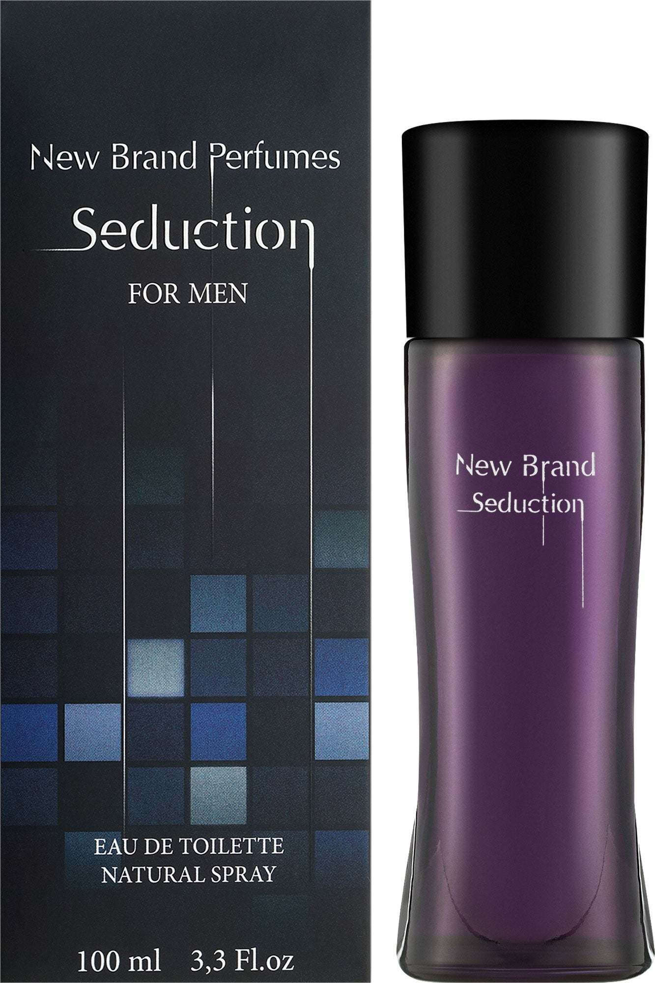 New Brand, Seduction, Eau de Toilette, För män, 100 ml