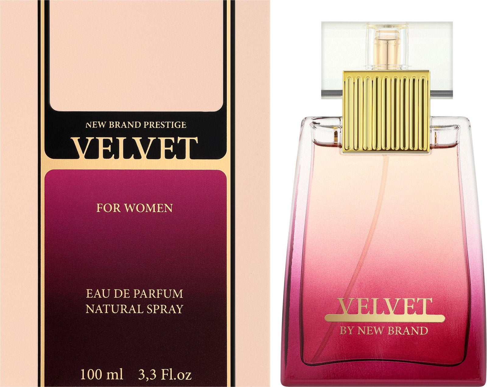 New Brand, Velvet, Parfymvatten, För kvinnor, 100 ml