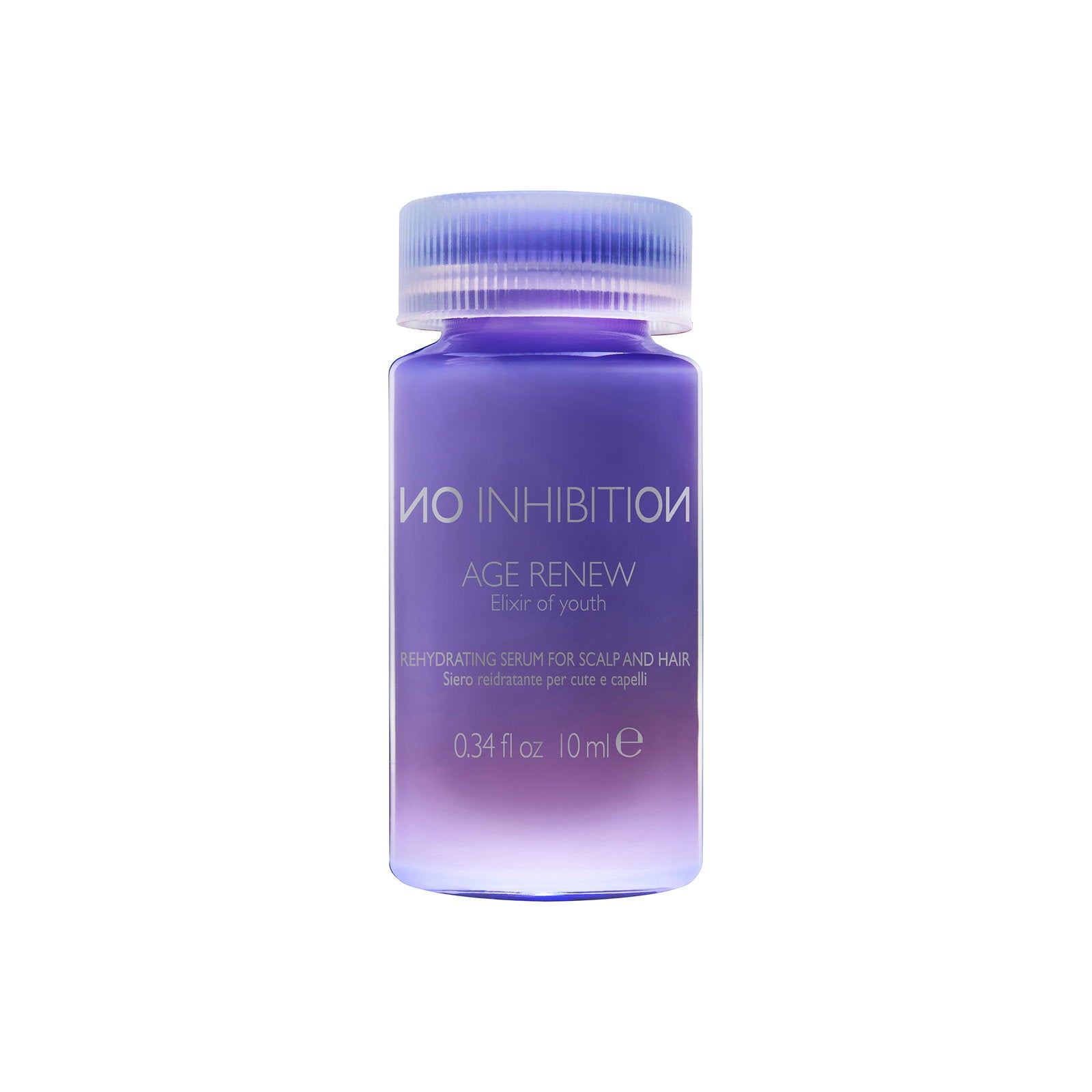 Set, No Inhibition, Age Renew Rehydrating Element O2, Hårserum, Silkeslen & Hälsosam, 4 st, 10 ml