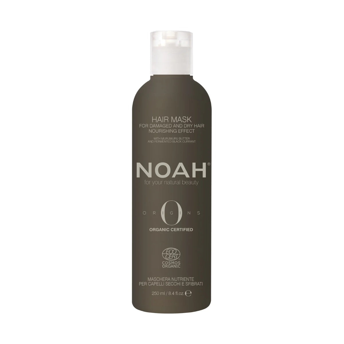 Noah, Origins, Ekologisk, Hårbehandlingskräm mask, Hydrating & Nourishing, 250 ml