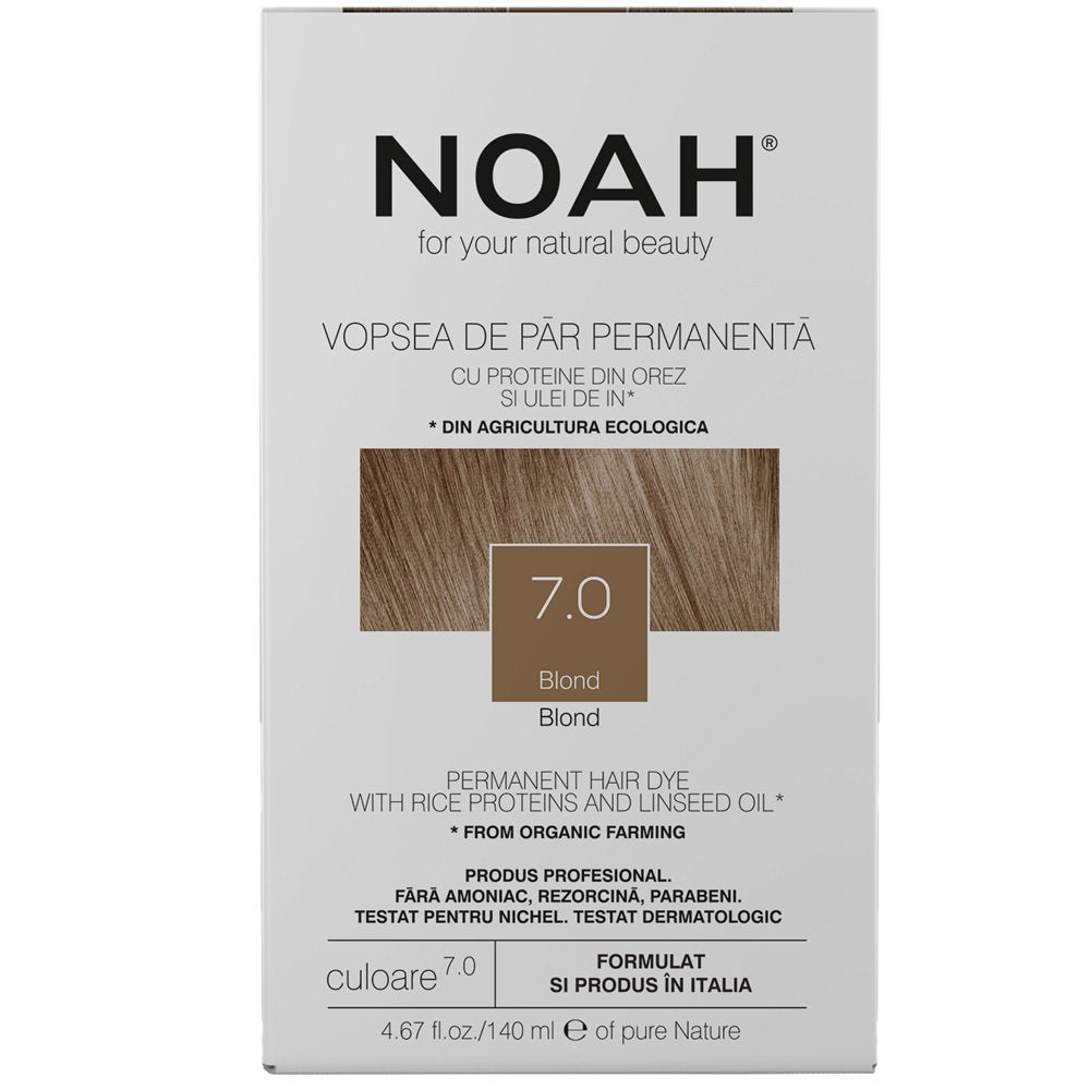 Noah, Permanent Hair Colour, Permanent hårfärg, 7.0 Blond, 140 ml