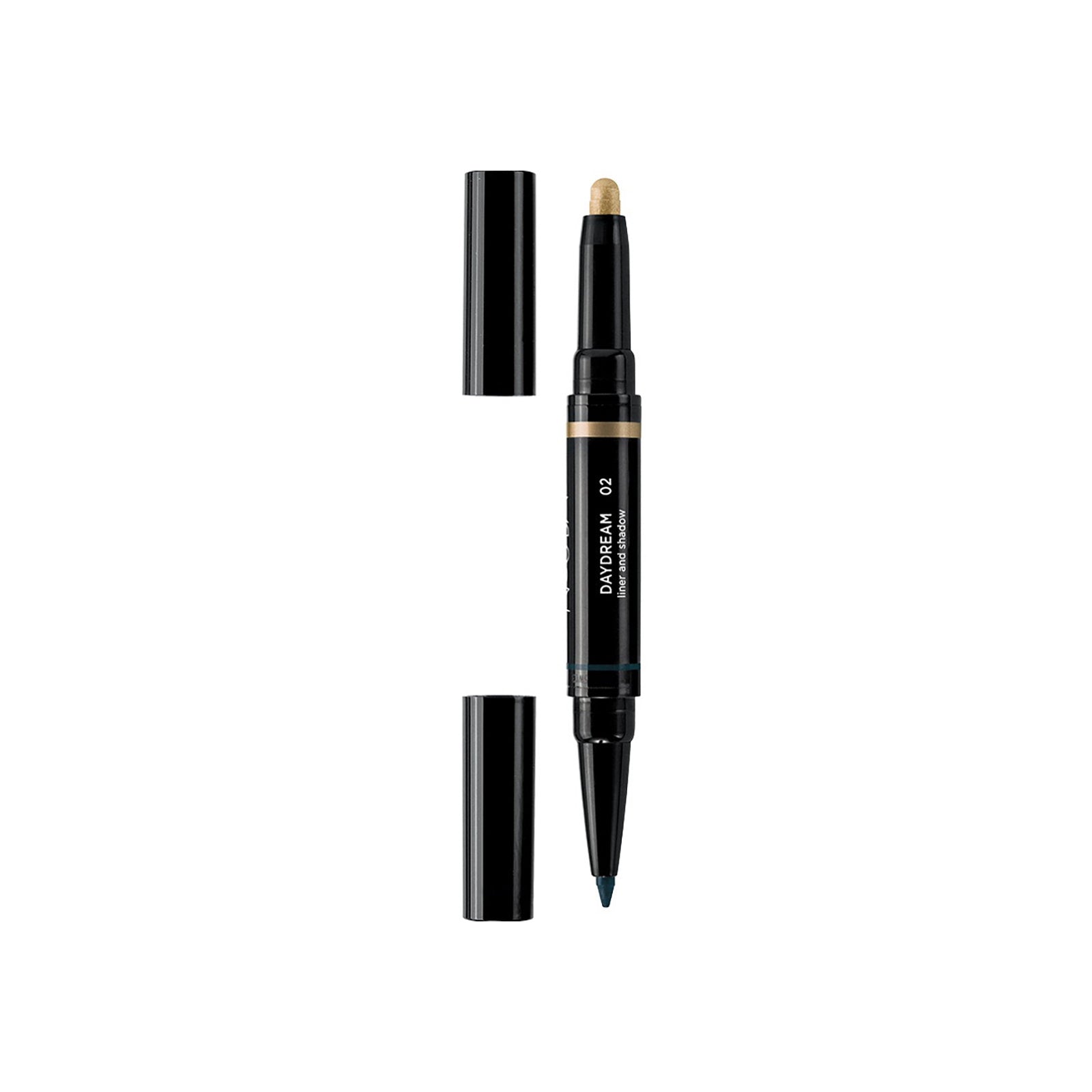 Nouba, Day Dream, Flytande eyeliner & krämig ögonskuggspenna 2-i-1, 02, 20 g