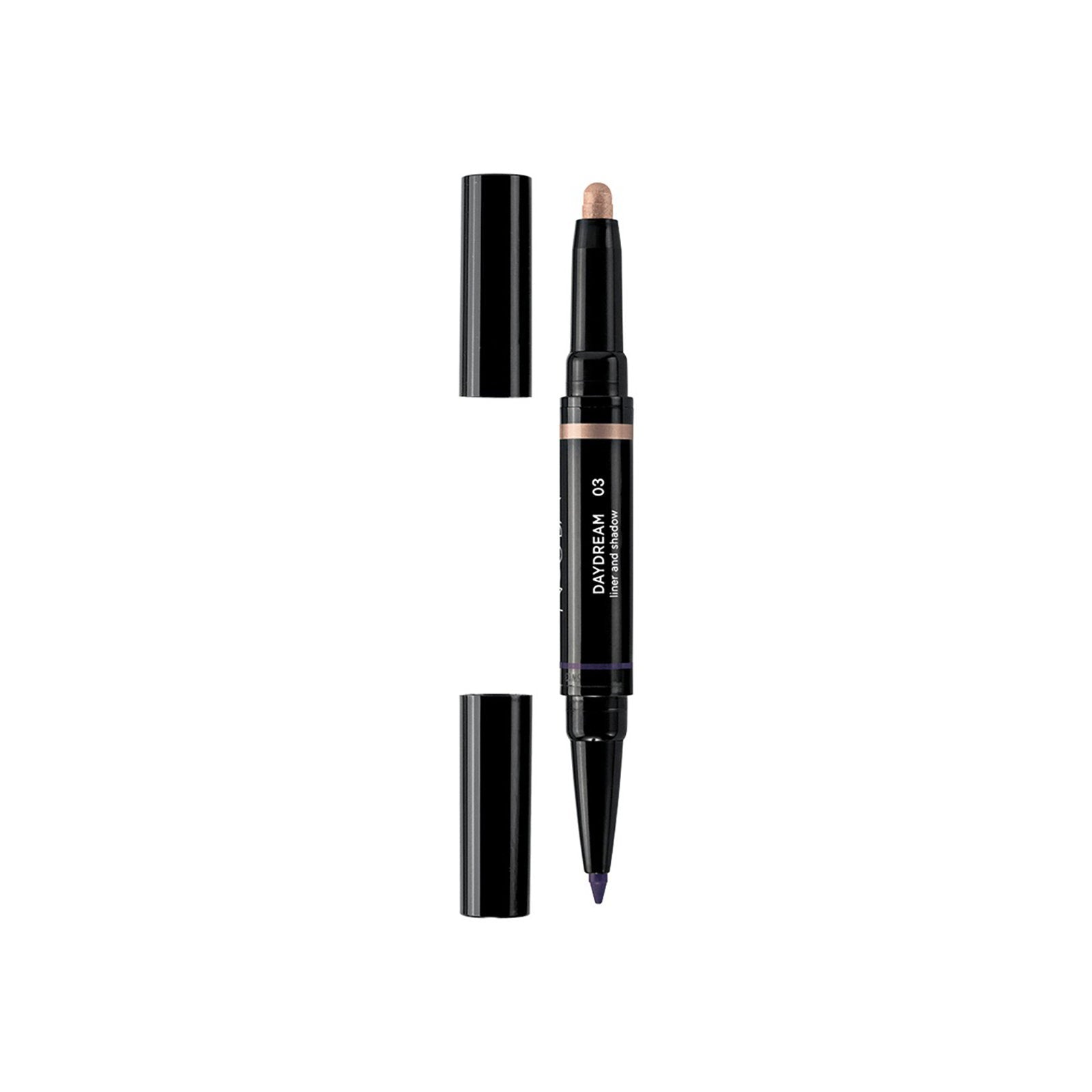 Nouba, Day Dream, Flytande eyeliner & krämig ögonskuggspenna 2-i-1, 03, 20 g