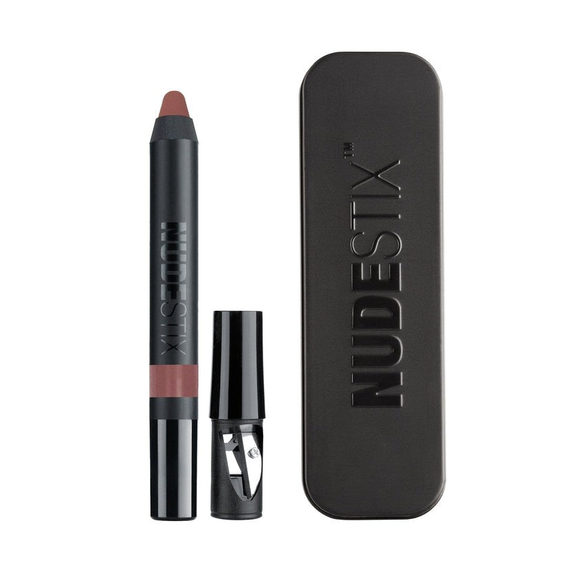 Nudestix, Intense Matte, Läppenna och kindrouge 2-i-1, Vacker, 2,5 g
