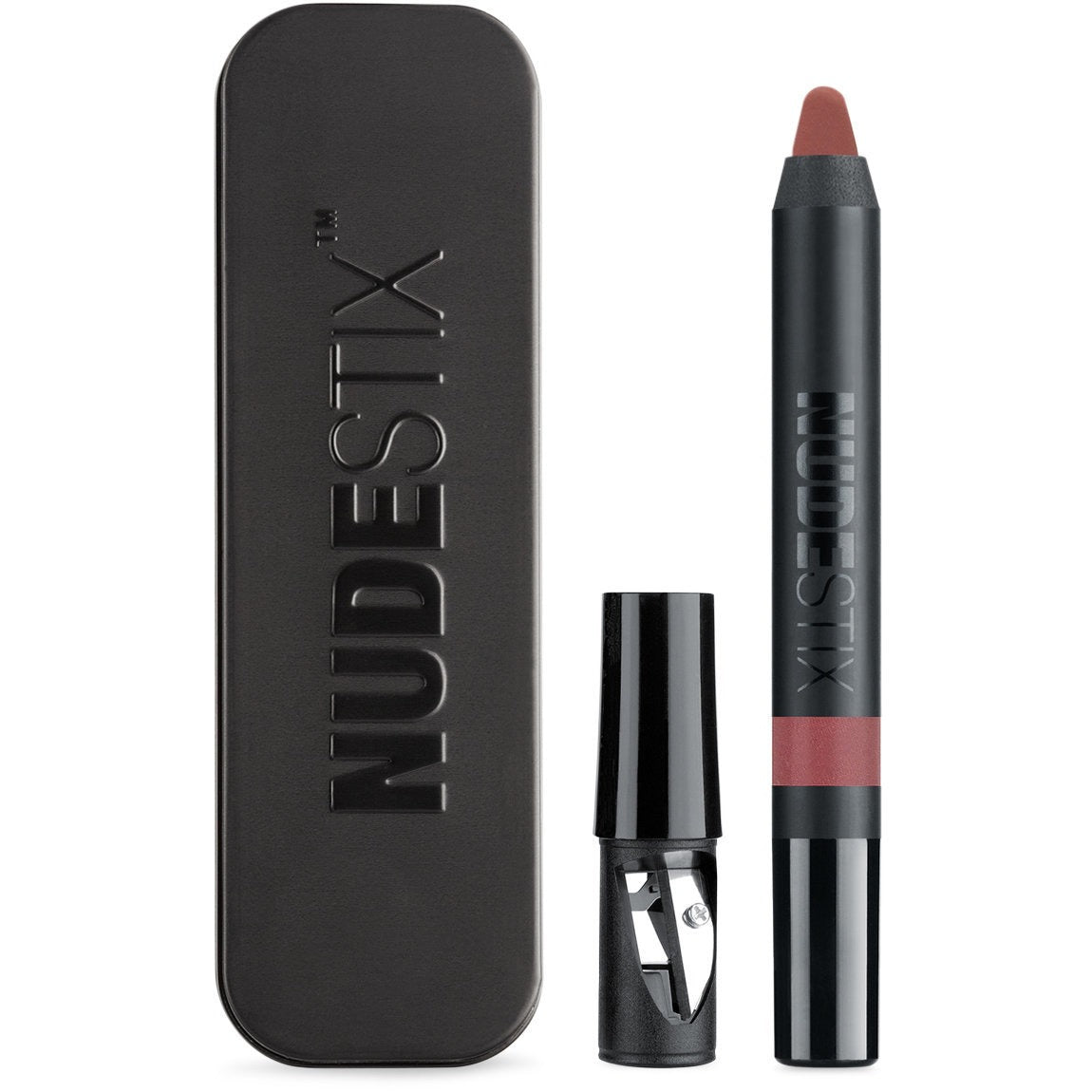 Nudestix, Intense Matte, Läppenna och kindrouge 2-i-1, Purity, 2,5 g