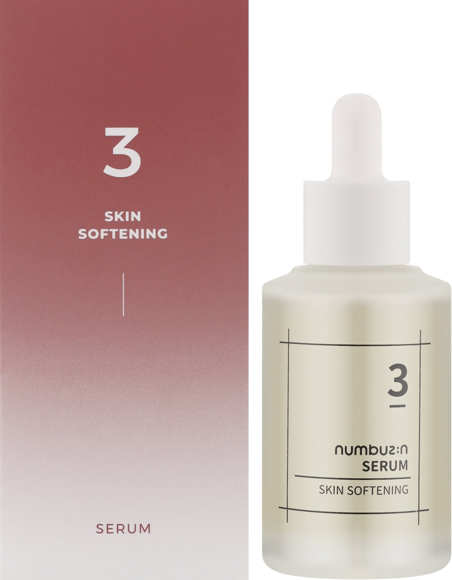 Numbuzin, No. 3 Skin Softening, Mjukgöring, Serum, För ansiktet, 50 ml
