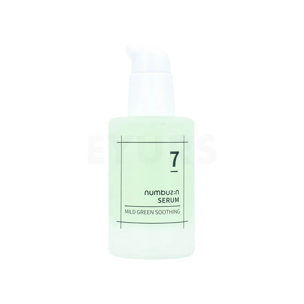Numbuzin, No. 7 Mild Green Soothing, Återfuktande och lugnande, Tonic lotion, För ansiktet, 50 ml