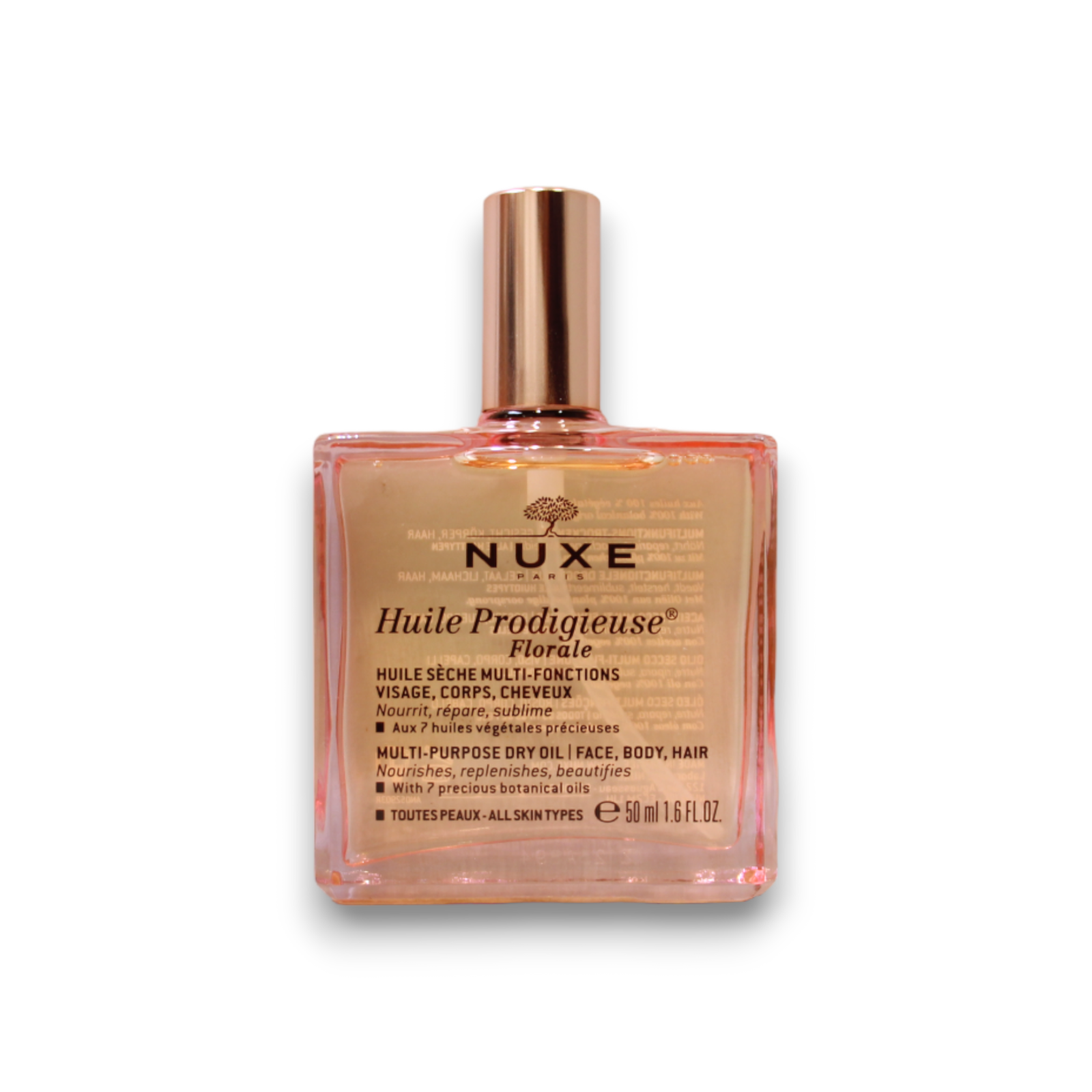 Nuxe, Huile Prodigieuse Multi-Purpose Floral, Kroppsolja, För ansikte, kropp & hår, 50 ml
