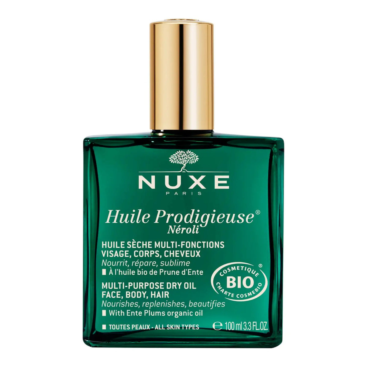 Nuxe, Huile Prodigieuse Multi-Purpose Neroli, Kroppsolja, För ansikte, kropp & hår, 100 ml