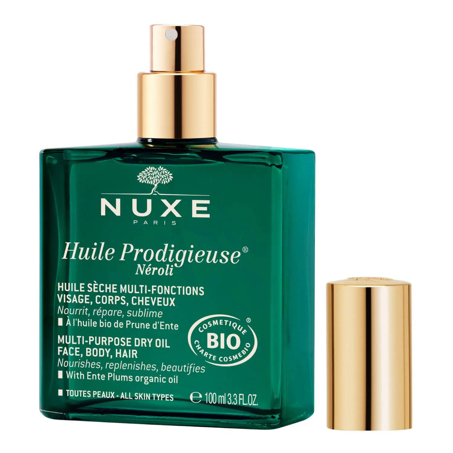 Nuxe, Huile Prodigieuse Multi-Purpose Neroli, Kroppsolja, För ansikte, kropp & hår, 100 ml