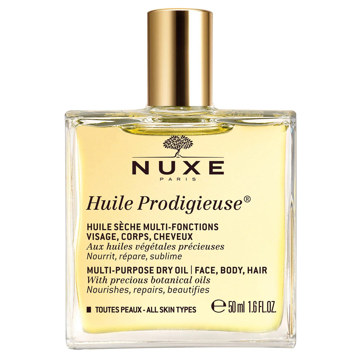 Nuxe, Huile Prodigieuse Multi-Purpose, Kroppsolja, För ansikte, kropp & hår, 50 ml