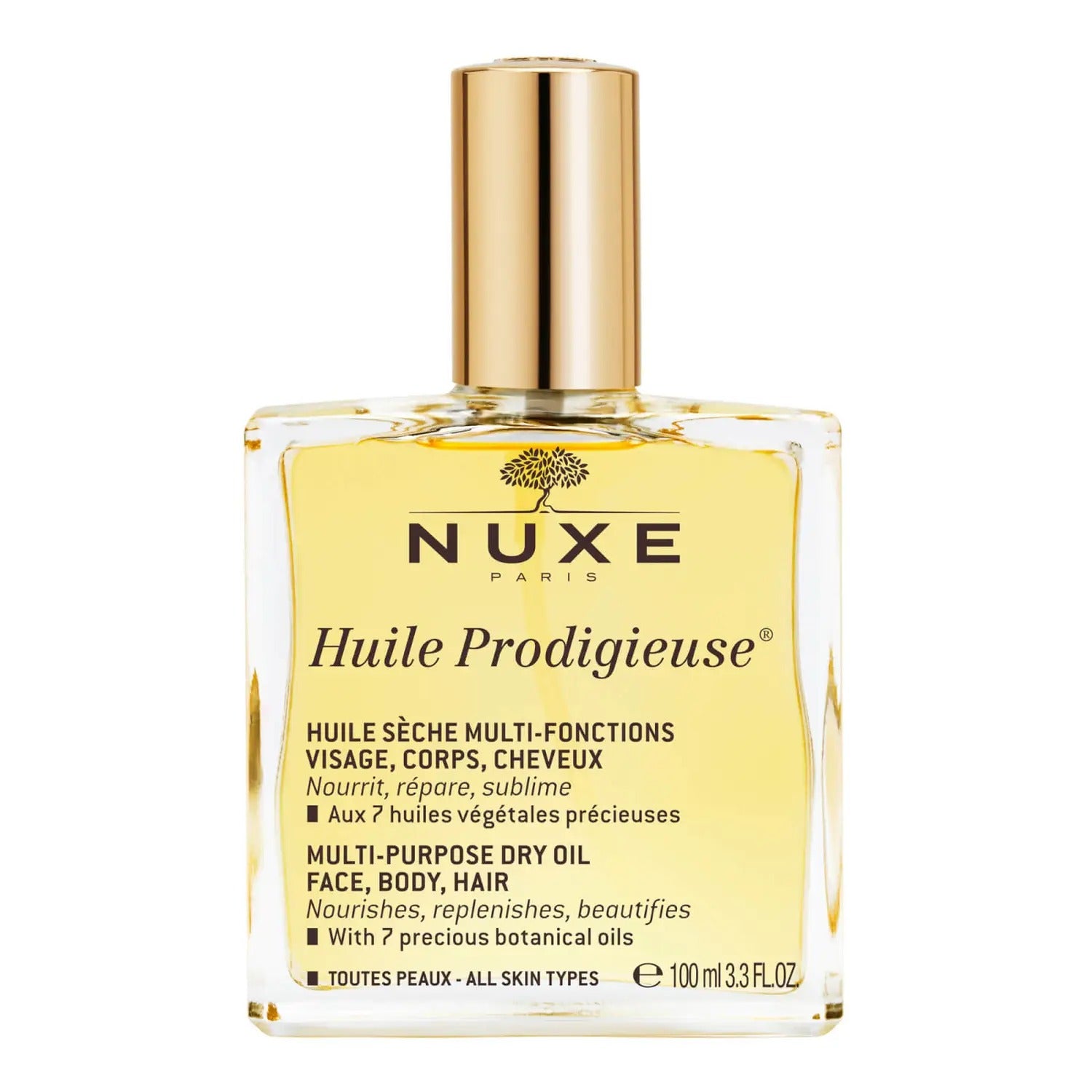 Nuxe, Huile Prodigieuse Multi-Purpose, Närande, Kroppsolja, För ansikte, kropp & hår, 100 ml