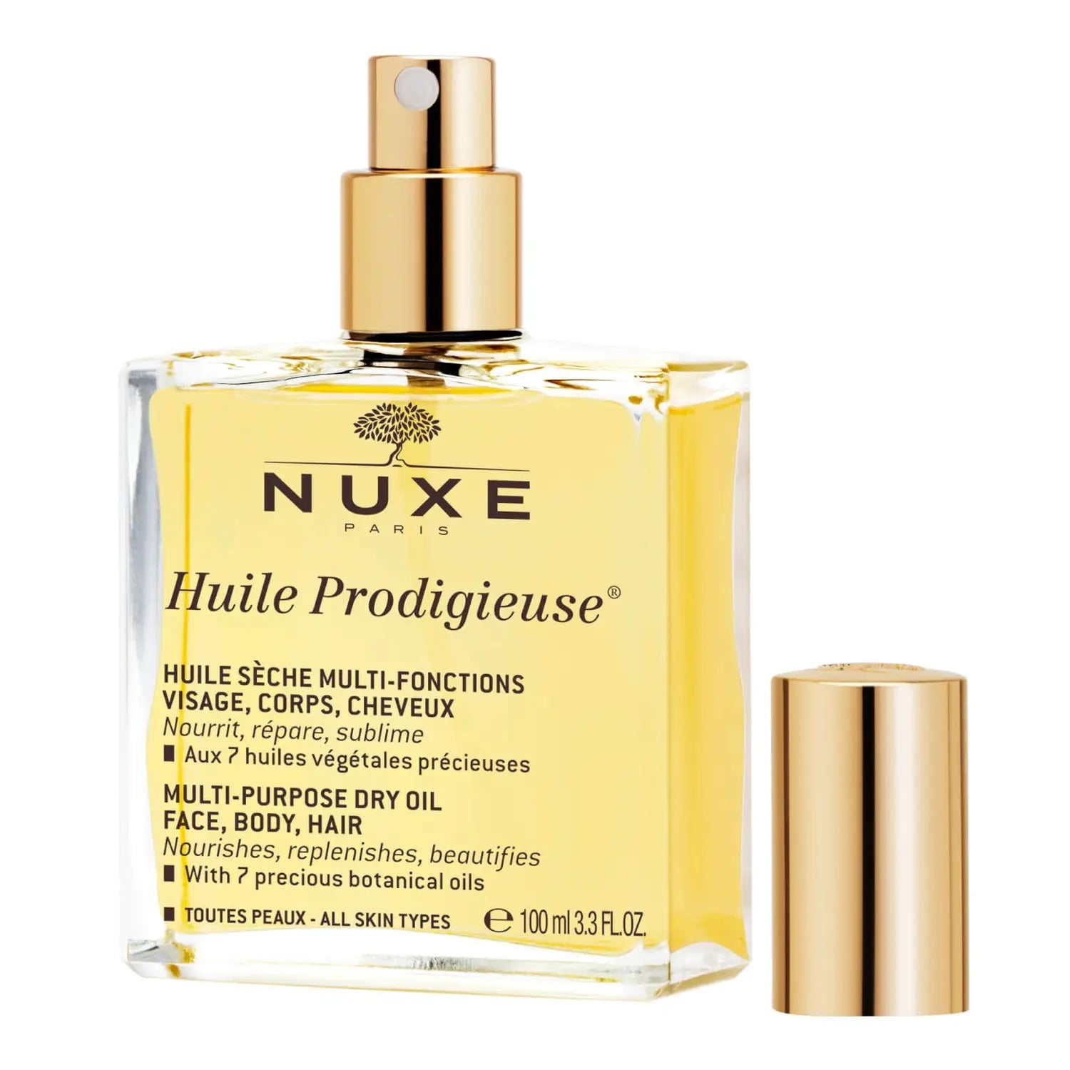 Nuxe, Huile Prodigieuse Multi-Purpose, Närande, Kroppsolja, För ansikte, kropp & hår, 100 ml