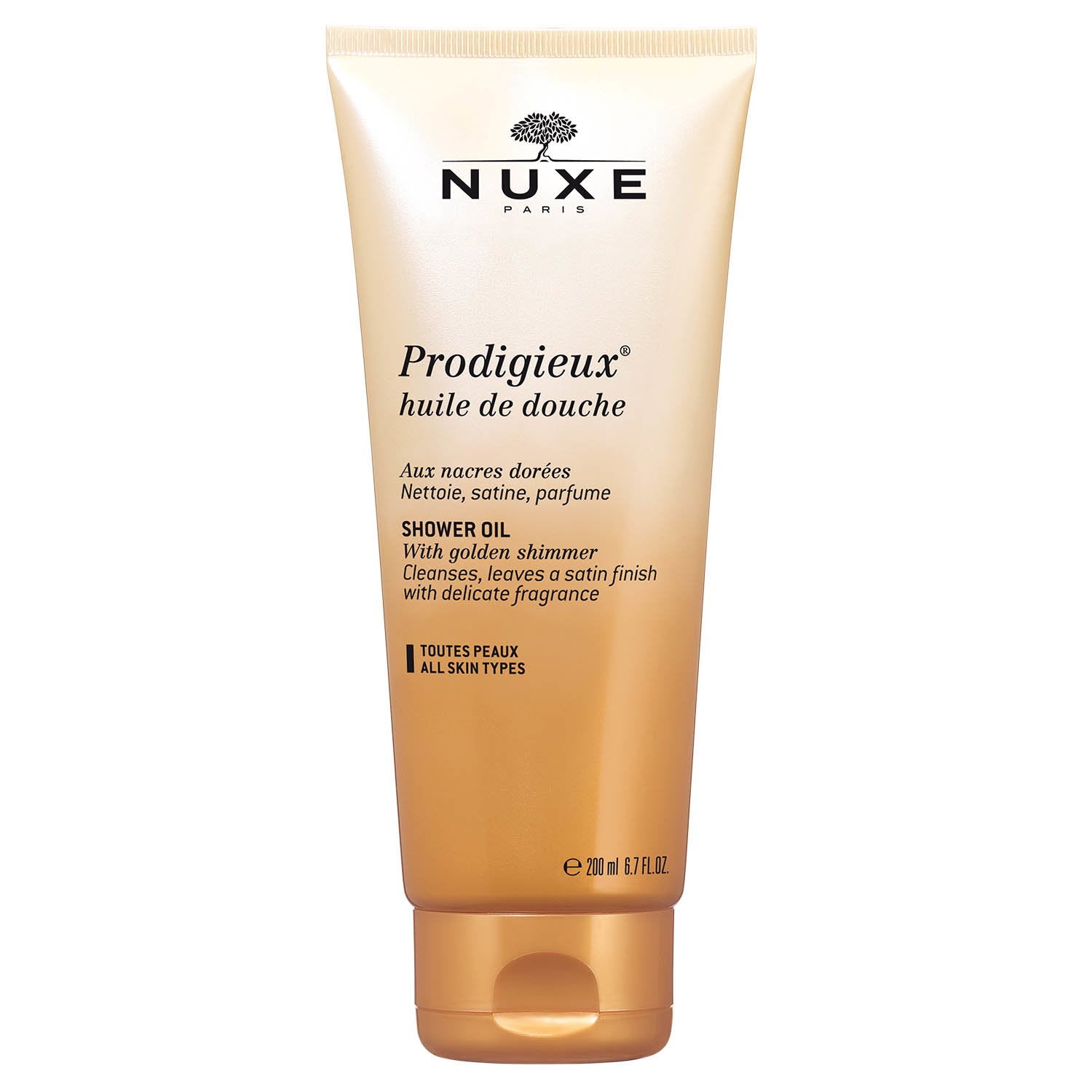 Nuxe, Prodigieux, Duscholja, Över hela kroppen, 200 ml