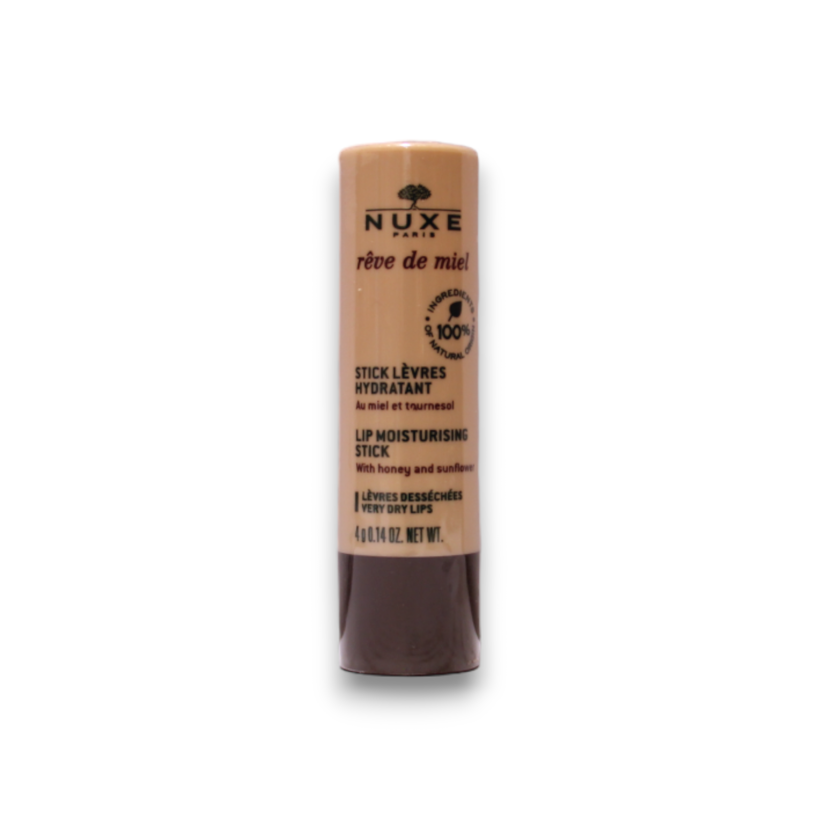 Nuxe, Reve de Miel, Vegan, Återfuktande, Läppbalsam, 4 g