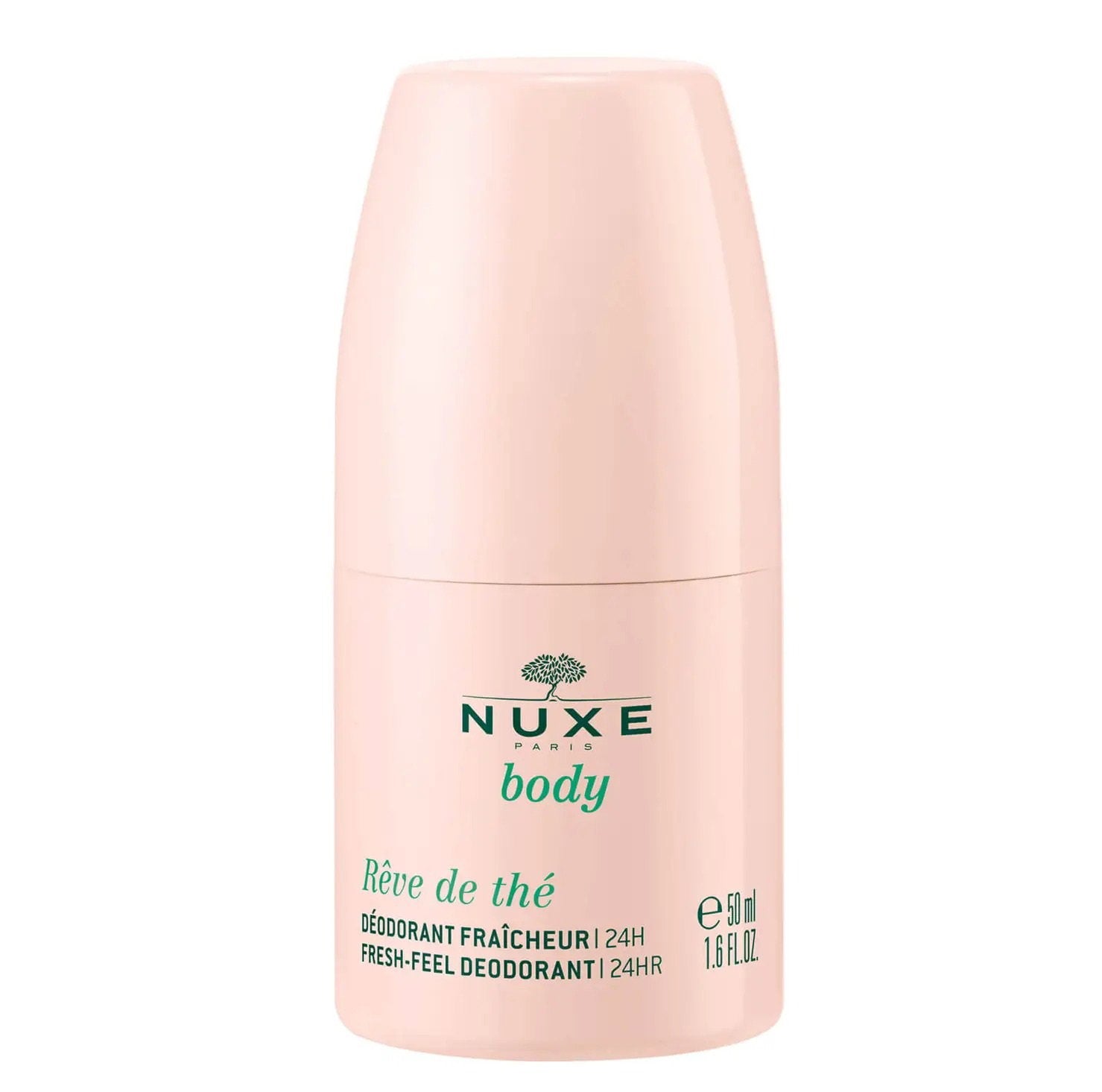 Nuxe, Reve de The, Vegan, Uppfriskande, Deodorant roll-on, För kvinnor, 50 ml