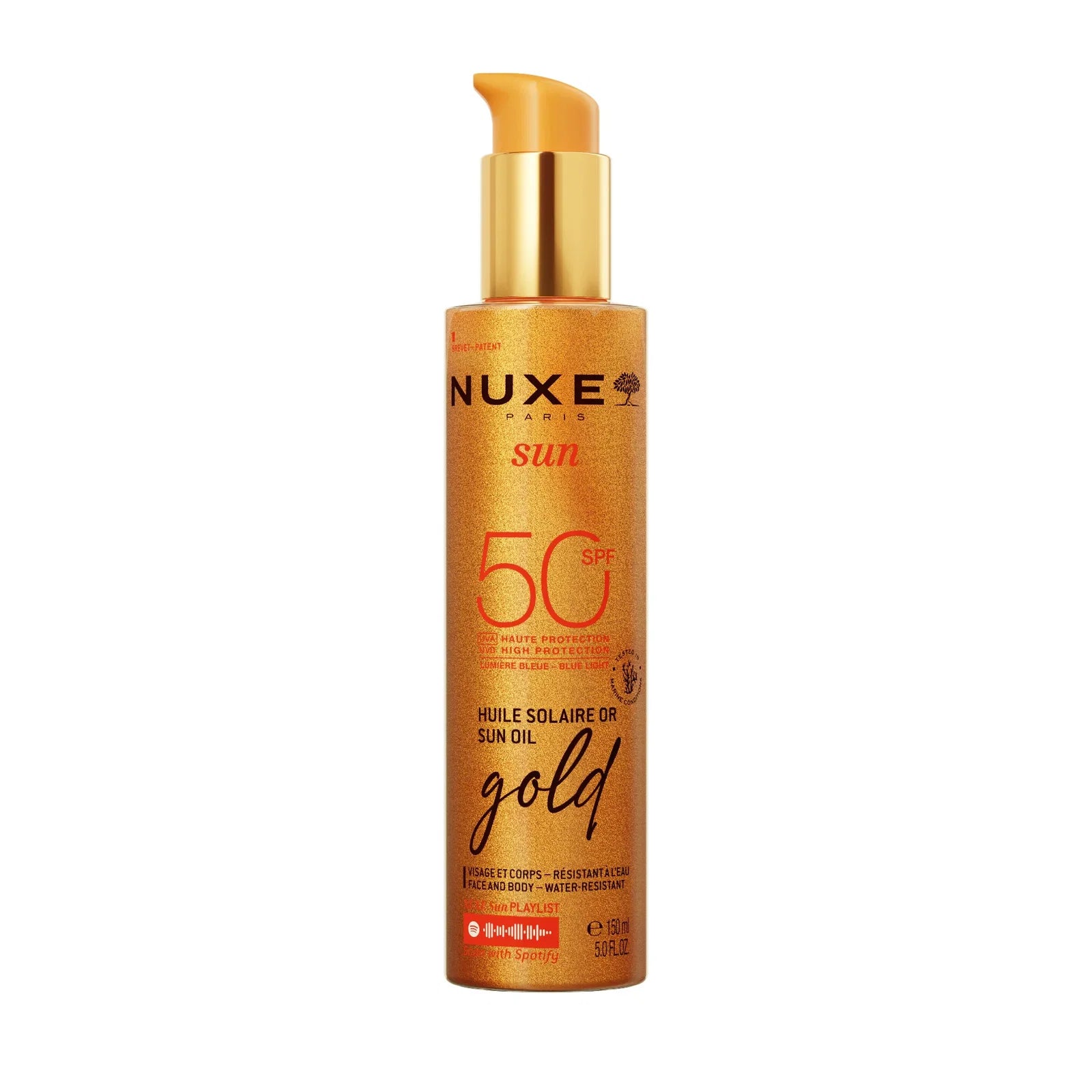 Nuxe, Sun Gold, UV-skydd, Sololja, SPF 50, 150 ml