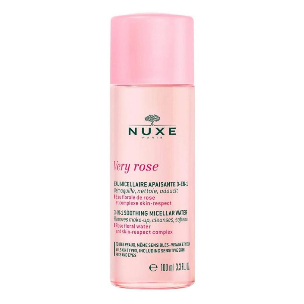 Nuxe, Very Rose, Rengöring, Micellärt vatten, För känslig hud, 100 ml