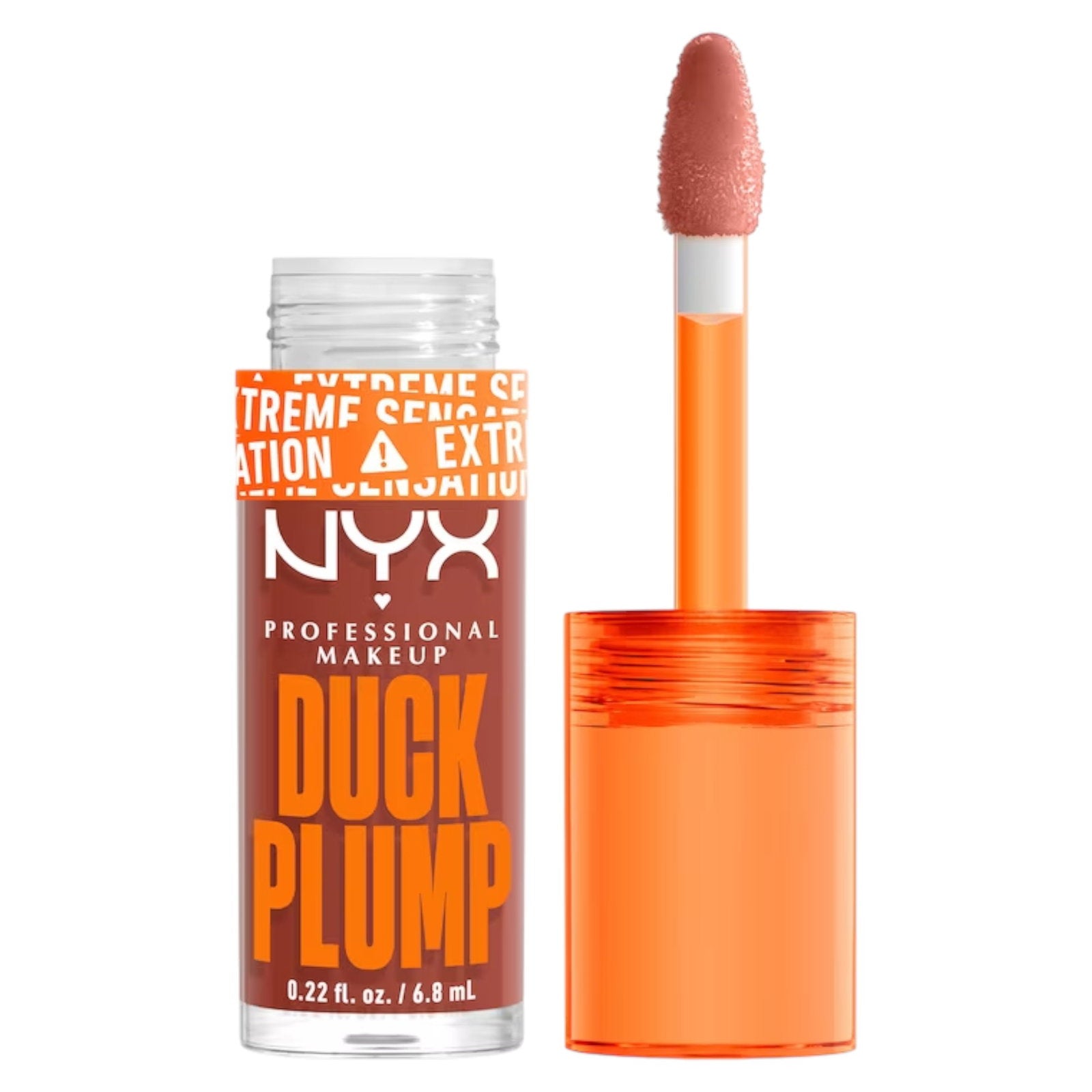 Nyx, Duck Plump, Fylliga läppar, Läppförstorare, 33041000, Brun av Applåder, 7 ml