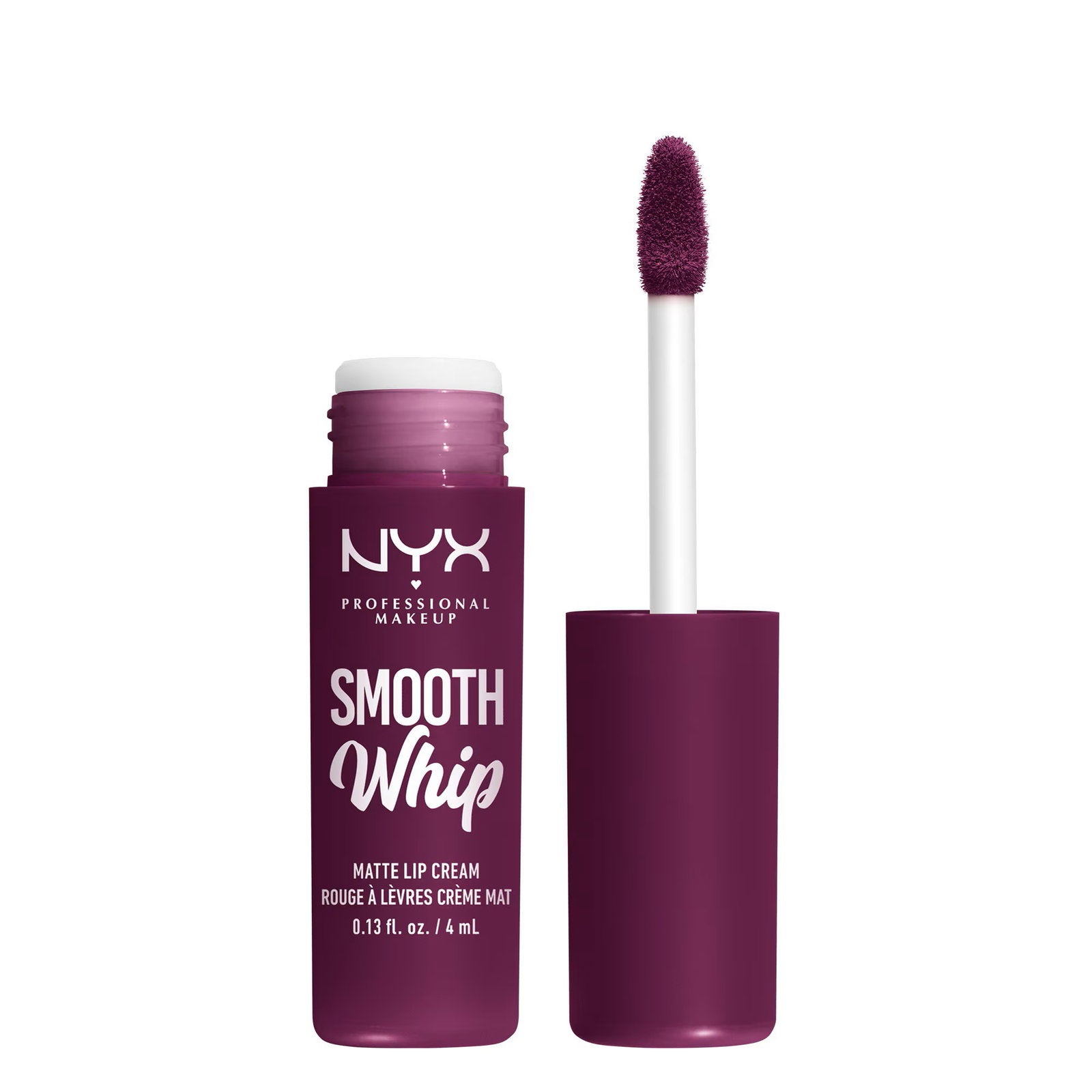 Nyx, Smooth Whip, Läppkräm, Krämigt läppstift, Bärsängkläder, 4 ml