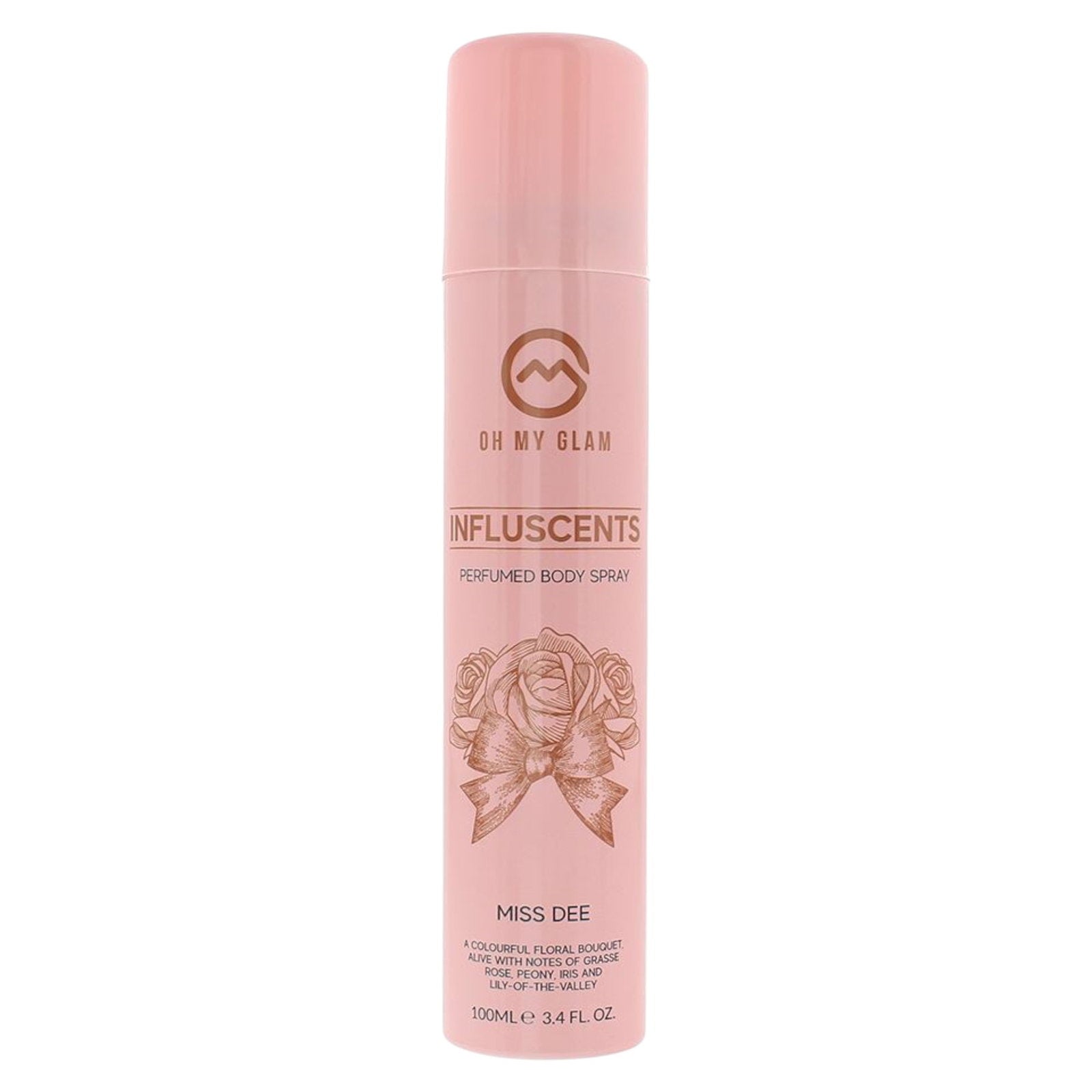 Oh My Glam, Influscent Miss Dee, Kroppsspray, Liljekonvalj, 100 ml