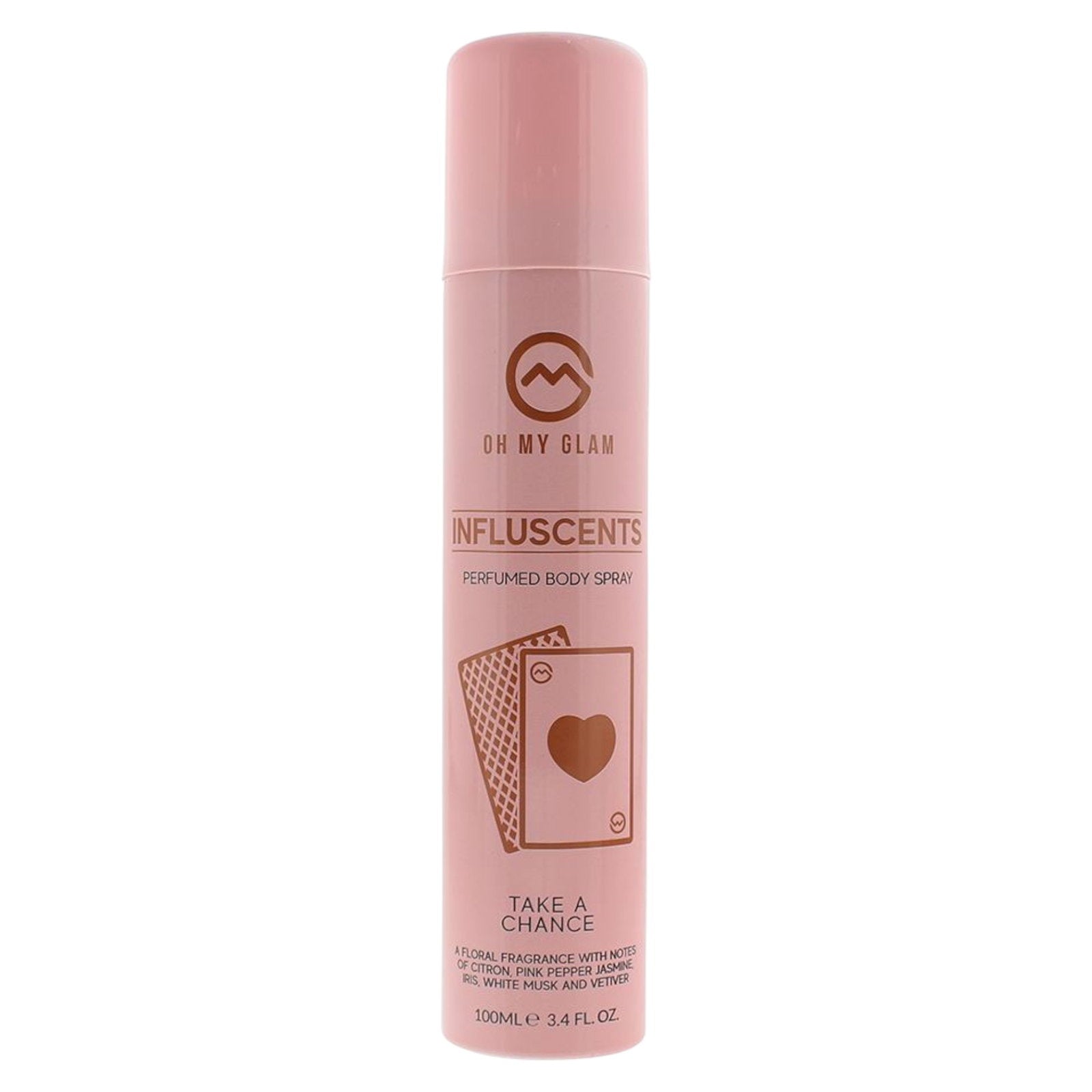 Oh My Glam, Influscent Take A Chance, Kroppsspray, Vit mysk, 100 ml