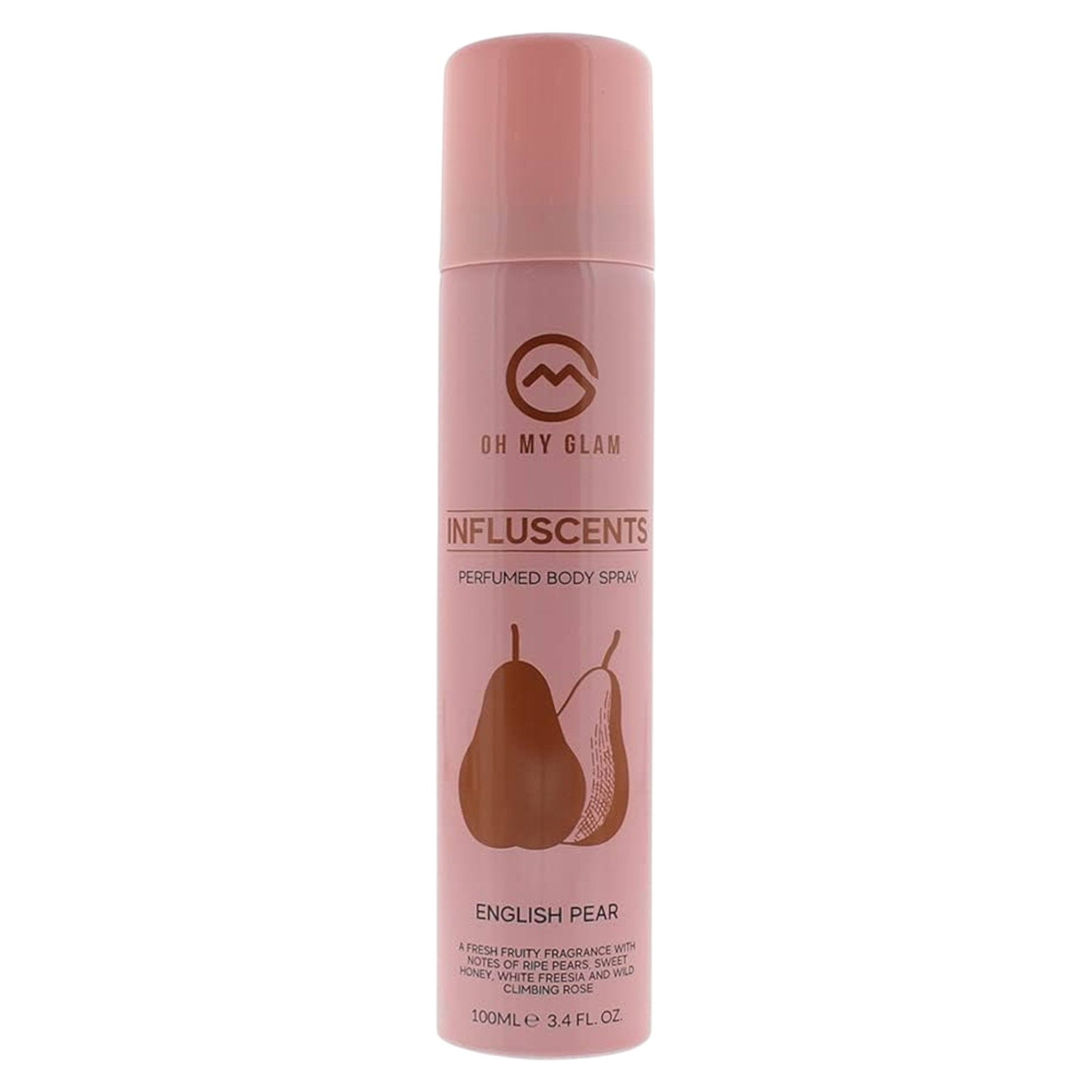 Oh My Glam, Influscents, Kroppsspray, Engelsk päron och freesia, 100 ml