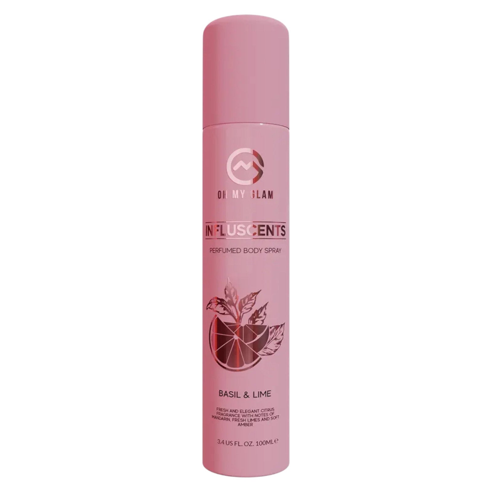 Oh My Glam, Influscents, Kroppsspray, Lime, basilika och mandarin, 100 ml
