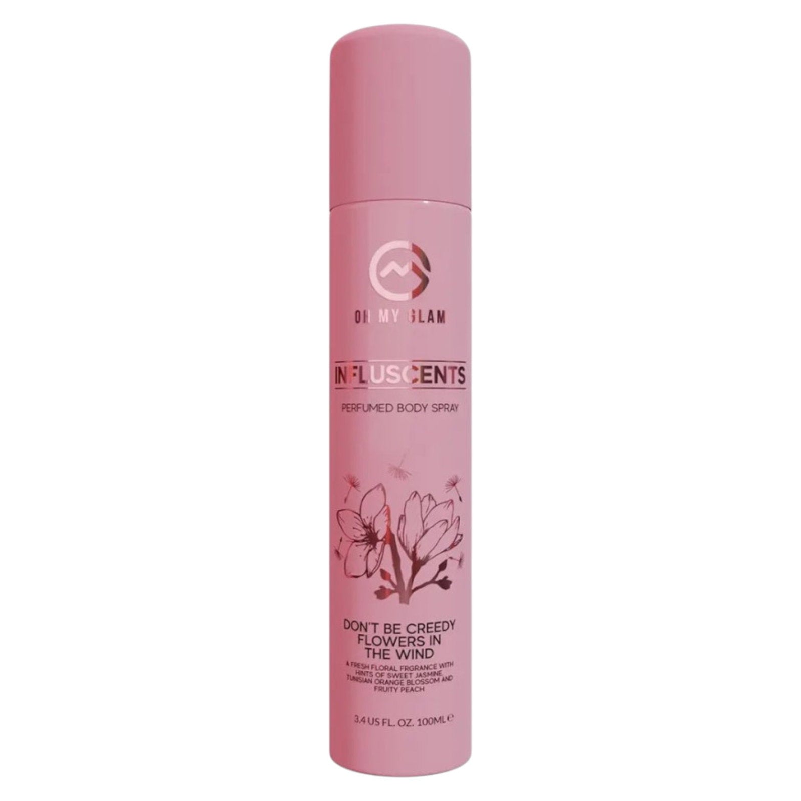 Oh My Glam, Influscents Don't Be Creedy: Flowers In The Wind, Kroppsspray, 100 ml