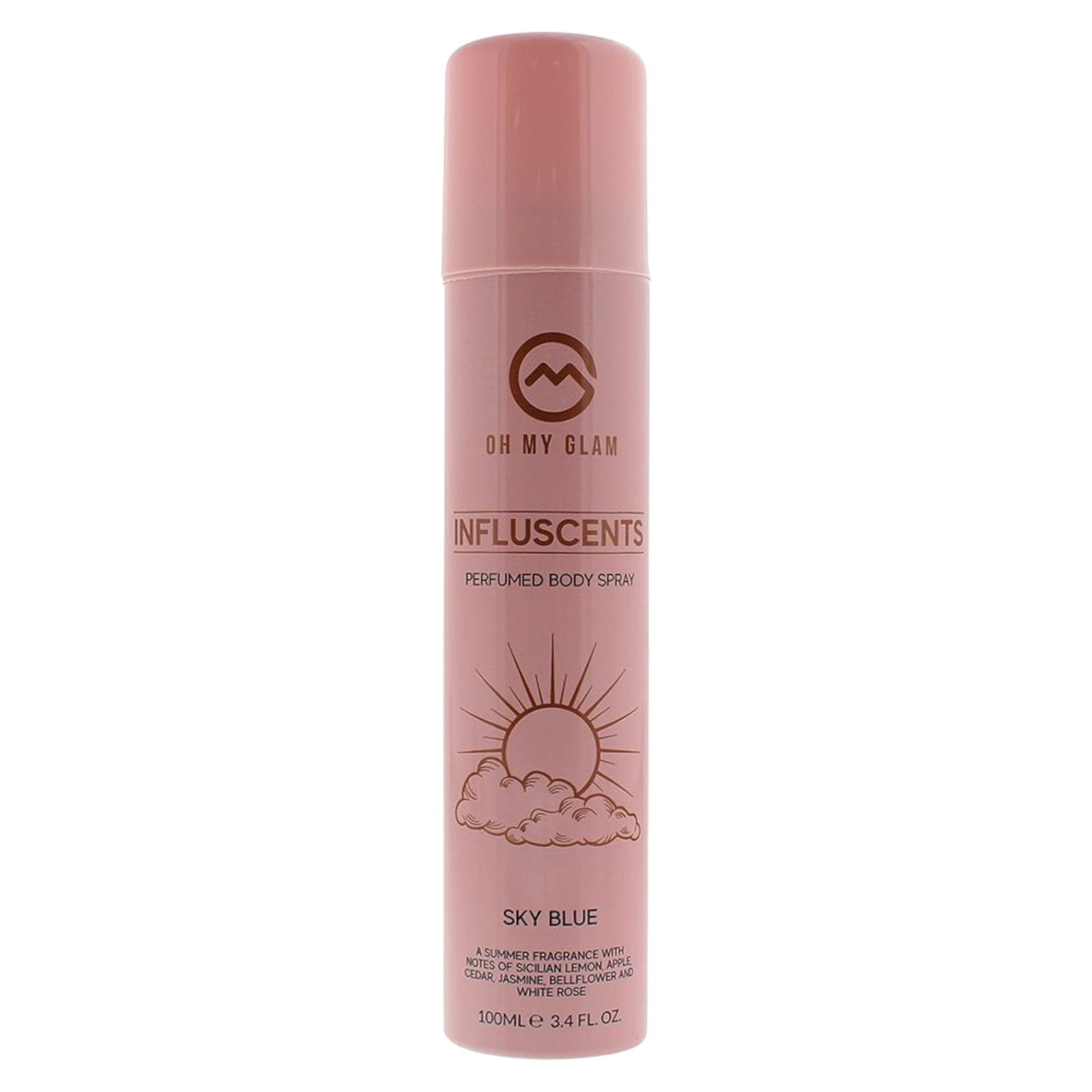 Oh My Glam, Influscents Sky Blue, Kroppsspray, 100 ml