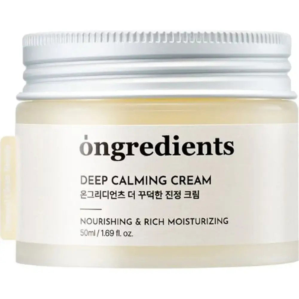 Ongredients, Deep Calming, Närande och återfuktande, Dagligen, Rik kräm, För ansiktet, 50 ml